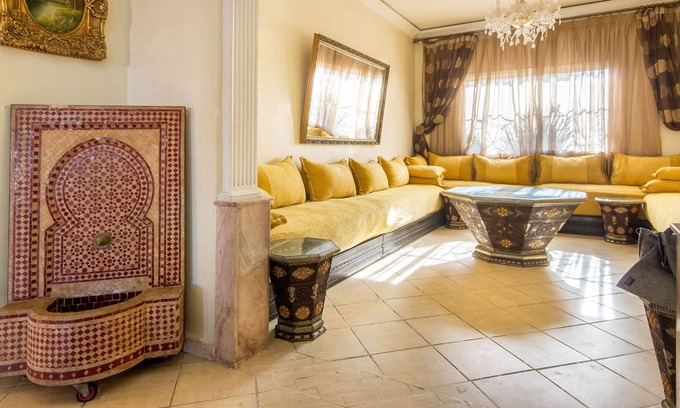 Majorelle Apartamento | El lujoso marroquí TRIPLE habitaciones servicio a domicilio completo