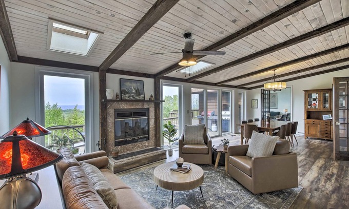 Egg Harbor Casa | The Nest in Egg Harbor-Breathtaking Water Views and Forested Retreat