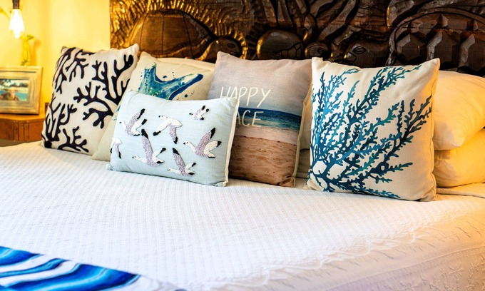 Isla Mujeres Apartamento | The Norte Suite at Boutique Hotel Bed and Breakfast with views of Caribbean Sea