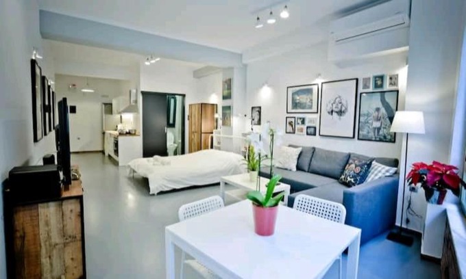 Athens City Centre Apartamento | The old Tailor Factory White Room