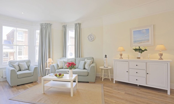 Southwold Apartamento | The Pier - estilo de hotel de lujo, apartamento céntrico con fantásticas vistas al mar