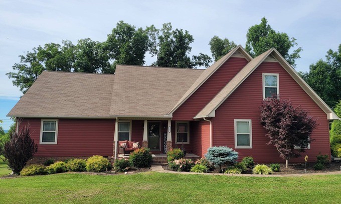 Cookeville Casa | The Red House on the Mountain Top- your home away from home!