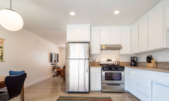 Joshua Tree Casa | The Rockhopper - Hot Tub, Fire Pit & Walk To Downtown Jt! 4 Bedroom Home by RedAwning
