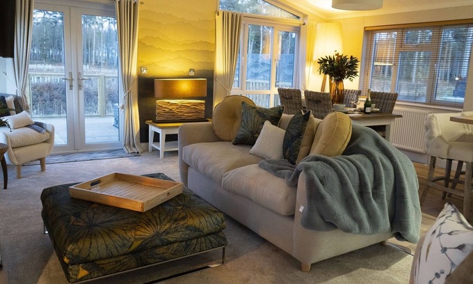 Ryther Apartamento | Diseñador-Lodge-Baño en la habitacion-Vista al bosque
