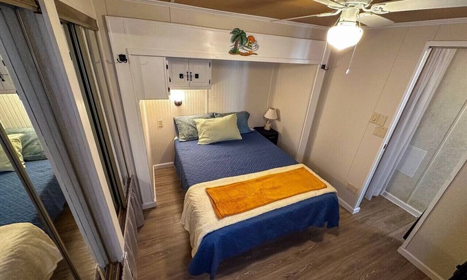 North Topsail Beach Casa | The Salty Camper, Beachside RV Sleeps 4 Community Pool