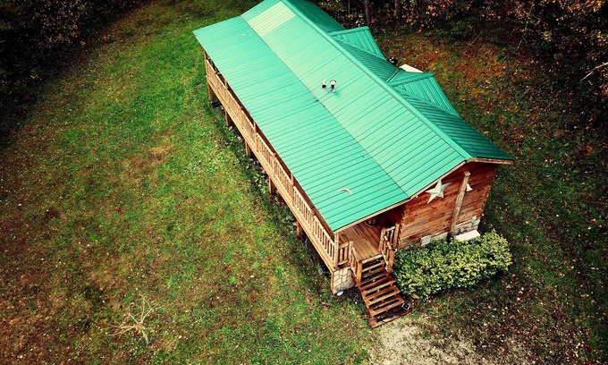 Coalmont Cabina | Pine Ridge Ranch - la planta de semillero - Cabina de registro en maderas de ~ TN ~