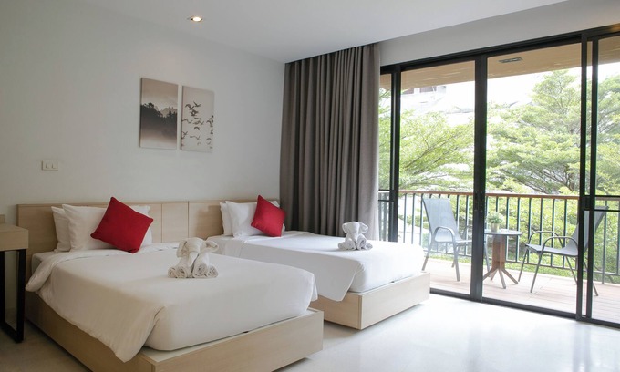 Suan Luang Complejo | The Silver Palm Wellness Resort, Studio Twin, 2 single beds