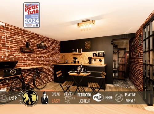 Jacquard - Prefecture Apartamento | "The speakeasy" Pub new yorkais Centre ville - Idéal PRO - Wifi Fibre - Rétroprojecteur cinéma