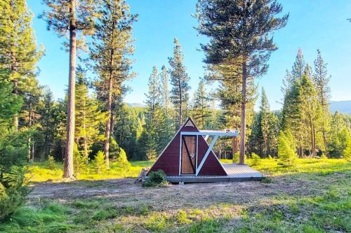 Missoula Casa | The Stargazer A-frame Cabin with Mtn View, Hot Tub