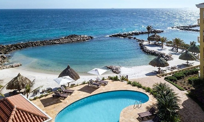 Nieuw Nederland Apartamento | The Strand Apartment | 5 invitados | Piscina y playa privada