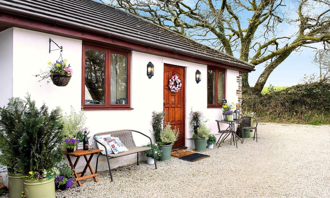Callington Cabina | El estudio y la terraza, el hermoso valle de Tamar, Nr Moors & Coast
