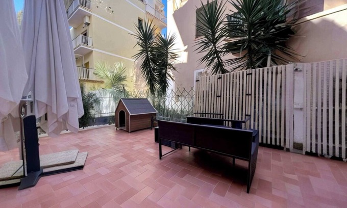 Prenestino-Centocelle Apartamento | The terrace of Maria, Metro C