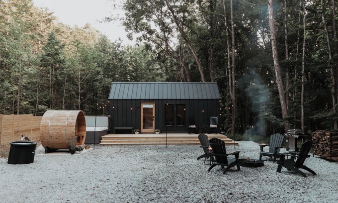 Hurdle Mills Cabina | The Tiny Cabin At Hurdle Mills - Sauna,Hot Tub, Cold Plunge