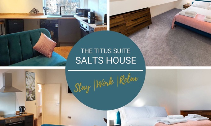 Shipley Apartamento | The Titus Suite at Salts House