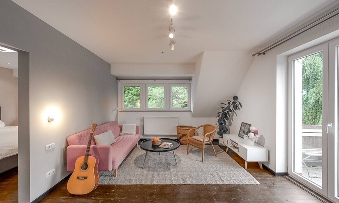 Westhoven Apartamento | The meadow house: living directly on the Rhine