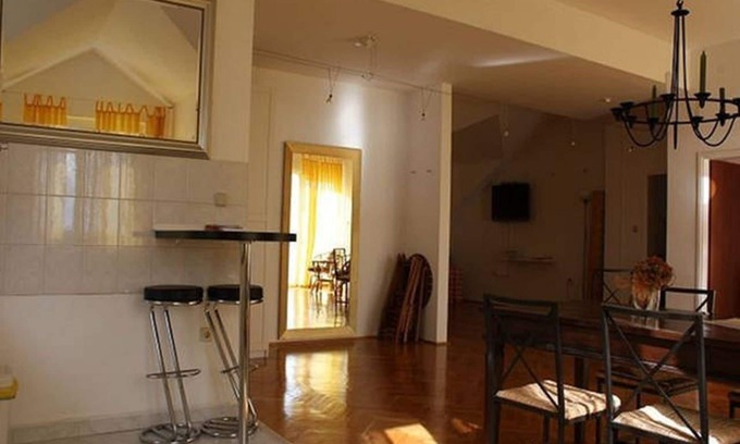 Seget Donji Casa | tercera Apartamento en planta con aproximadamente 120m ² aire acondicionado, 2x baño, balcón con vista panorámica al mar