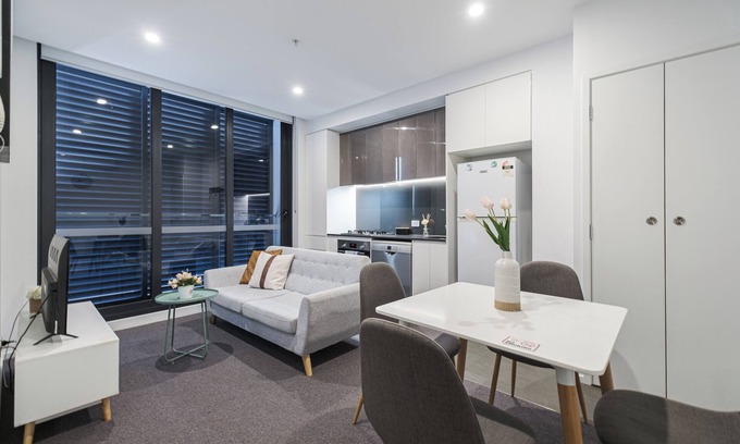 Footscray Apartamento | This apartment is a 1 bedroom(s), 1 bathrooms, located in Footscray, VIC.