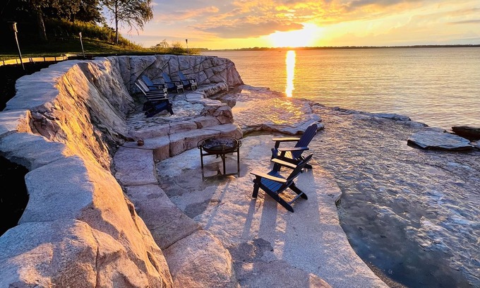 Erie Casa | This Place Rocks! Waterfall and lake access