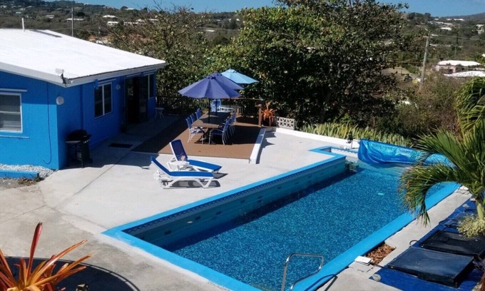 Judith's Fancy Casa | Three-Bedroom, Private Family Home and Huge Pool, Ocean View, Sleeps 6 adults+