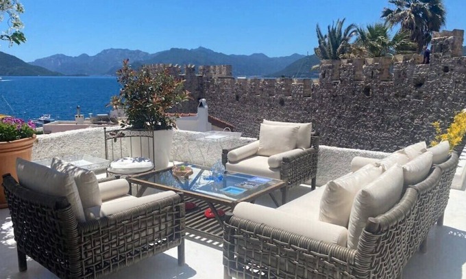 Marmaris City Center Villa | Gorgeous Castle/Port Views! 7bed/7.5bath Pool #83