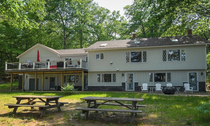 Oxford Casa | Thompson Lake Retreat with Dock, Spacious Yard, and Game Room!
