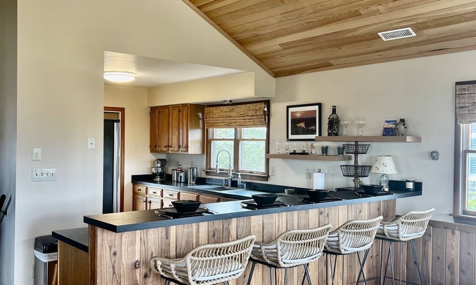 Ocracoke Casa | Three-bedroom house with views, decks, golf cart and home gym!