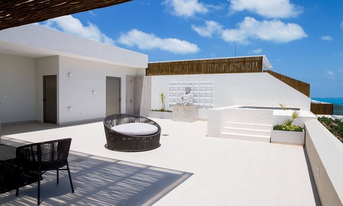 Playa Mujeres Complejo | THREE BEDROOM PENTHOUSE LOFT WITH ROOFTOP JACUZZI, 5-DIAMOND RESORT