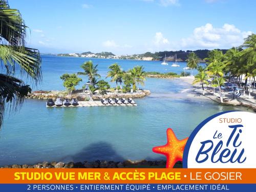 Pointe de la verdure Apartamento | Ti Bleu Studio vue mer & accès plage