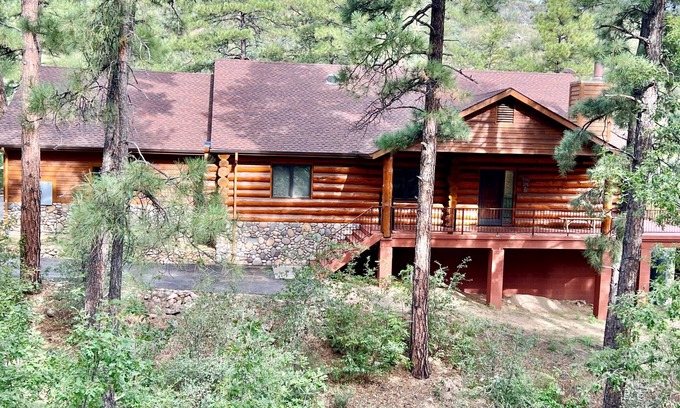 Highland Pines Cabina | A-Frame Vacay - Prescott Cabin Rentals