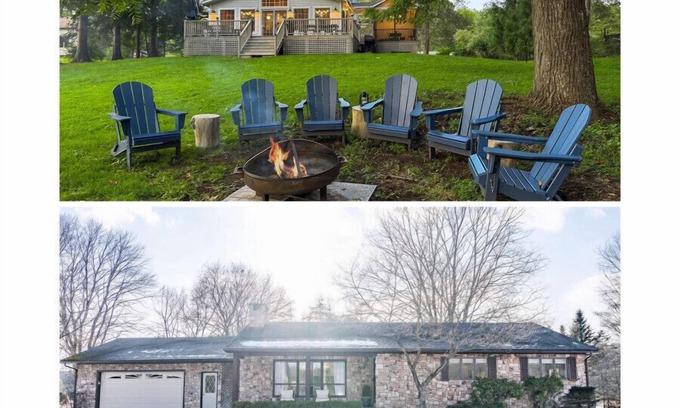 Narrowsburg Apartamento | NEW: Two Riverfront Homes. Sleeps 12. Walk to Town