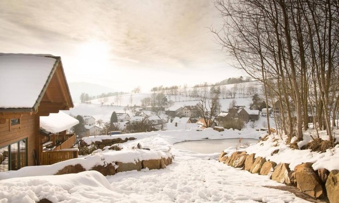 Gersfeld Apartamento | Time out at the Küppel with bathing pond and sauna