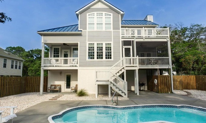 Yaupon Beach Casa | Time Stands Still by Oak Island Accommodations