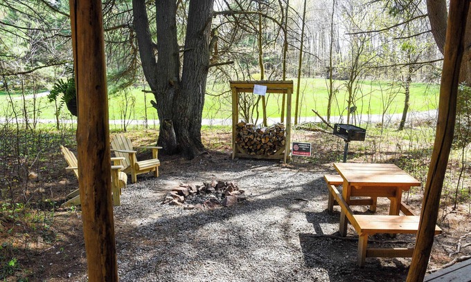 Leeper Cabina | Tiny Bear Log Cabin near Cook Forest State Park