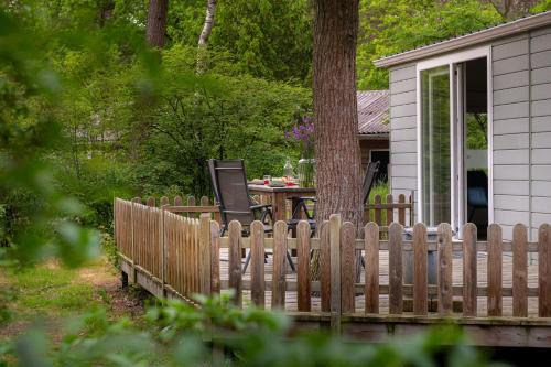 Nunspeet Otro | Tiny cabin in bosrijke omgeving de Veluwe - met terras, tuin en fietsschuurtje