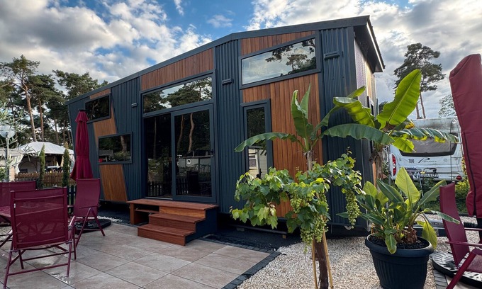 Plaue Casa | Tiny House Queen Dream with Private Terrace, Private Garden and Wi-Fi