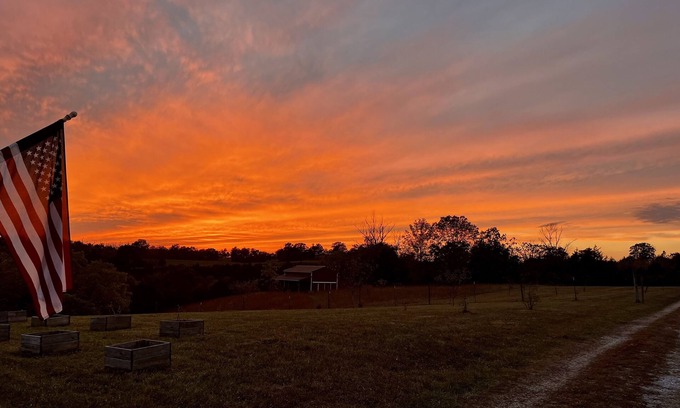 Richmond Otro | Tiny Home; Mini Farm Getaway—Pond, walking trail & pet-friendly! 15 mins to town