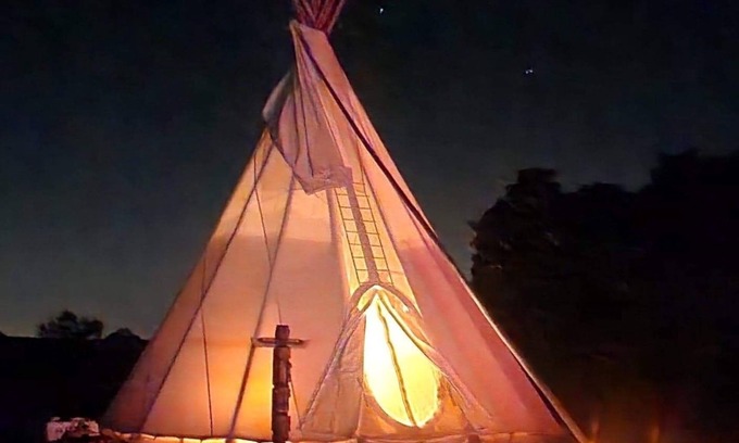 Seaman Cabina | Tipi living! Book a new extraordinary experience in Adams Co, OH