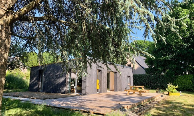 Saint-Gildas-des-Bois Casa | To enjoy Brittany this summer, wooden house for 2 Pax to rent 1 or 2 months