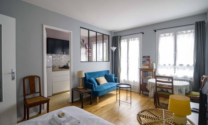 Butte-aux-Cailles Apartamento | Tolbiac Studio Place d'Italie