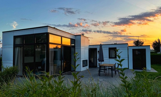 Breskens Casa | Tolles, Modernes Chalet 'strandleben' mit Zaun & Garten in Strandnähe