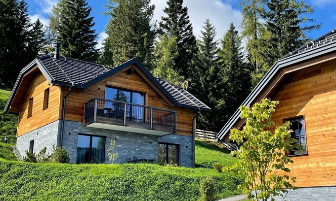 Albeck Casa | Tomtegl-Bergchalet No.8 mit Privatsauna, Infinitypool, Kamin, Fitnessraum, 1500m Seehöhe