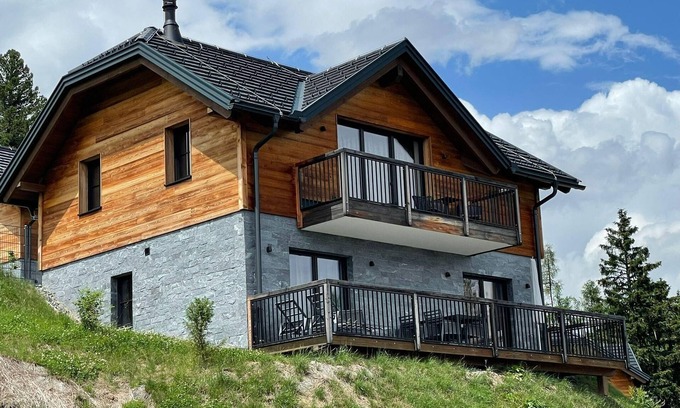 Albeck Casa | Tomtegl-Bergchalet No.10 mit Privatsauna, Infinitypool, Kamin, Fitnessraum, 1500m Seehöhe