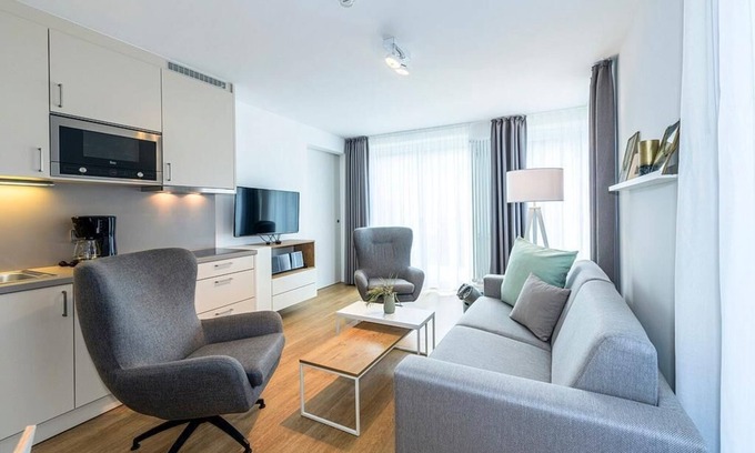 Langeoog Apartamento | Top apartment with terrace and sauna area in the house - only 300 m to the island beach!