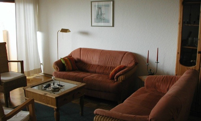 Eckernfeld Apartamento | Apartamento superior, 8 ° piso, vista sobre el puerto y la ciudad