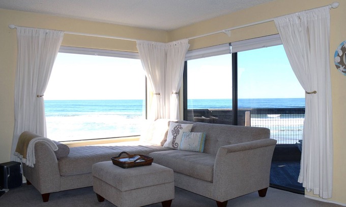 Pajaro Dunes Condominio | Condominio premium de nivel superior frente al mar con vista al mar sin obstáculos de 180 °