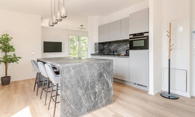 Rheindahlen-Land Apartamento | Ático-Suite-Baño Privado-Balcón
