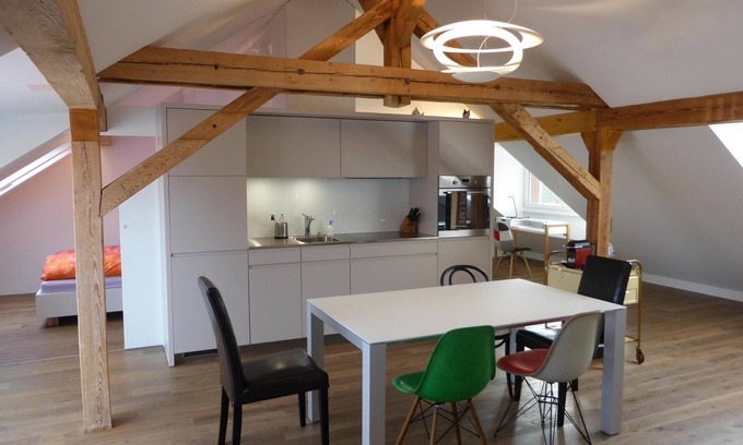 Mattenhof-Weissenbuhl Apartamento | Top moderno ático de 2 dormitorios en Berna - azotea hermosa en la ciudad de Berna