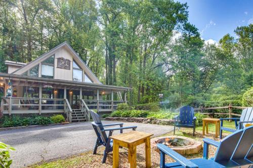 Maggie Valley Casa | Top of the Mountain Chalet in Maggie Valley!