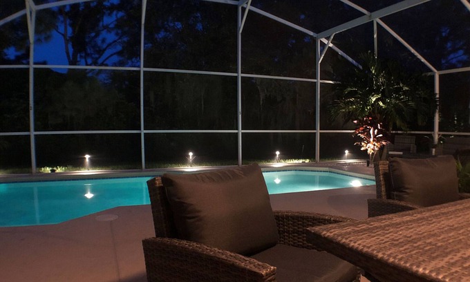 Haines City Villa | ☀️ VILLA DE LUJO ESCANDINAVIANA ÚNICA ☀️ Exclusivo con piscina privada y vista al golf