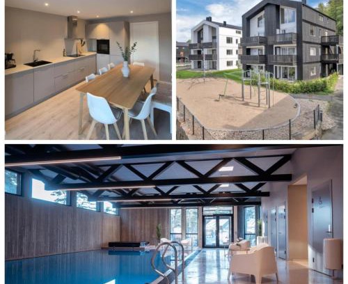 Ny Hellesund Apartamento | Toppleilighet i Søgne med innendørs basseng